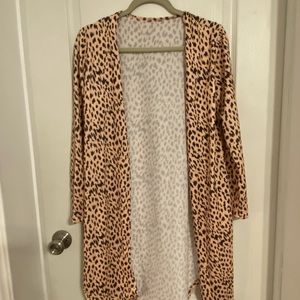 Cheetah Print Cadigan